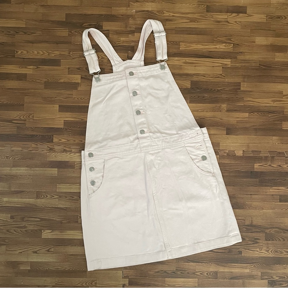 Levi’s Baby Pink Overall Dress Medium